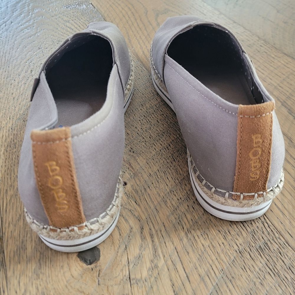 Bobs Breeze Espadrille Flats Memory Foam Taupe Wi… - image 6